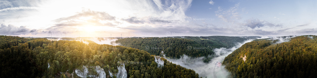 Roggental von oben bei Nebel | default