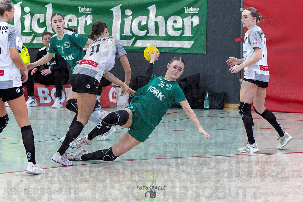 Jugendbundesliga wJA, Pokalrunde, HSG Kleenheim/Langgöns - Frisch Auf Göppingen | Jugendbundesliga wJA, Pokalrunde, HSG Kleenheim/Langgöns - Frisch Auf Göppingen am 28.02.2026 in Oberkleen (Weidig-Halle)Photo © 2026 - Jörg Heinrich - Realisiert mit Pictrs.com