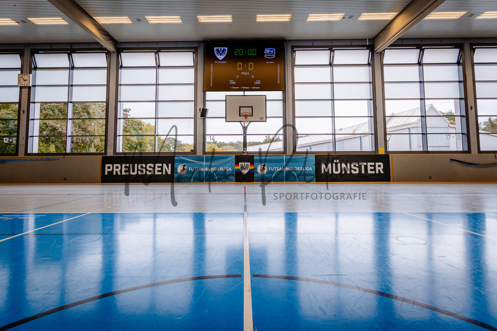 Futsal-Bundesliga, Saison 2025/2026, 4. Spieltag: SC Preußen Münster - SV Pars Neu-Isenburg | Futsal-Bundesliga, Saison 2025/2026, 4. Spieltag, SC Preußen Münster empfängt SV Pars Neu-Isenburg in der Universitäts-Sporthalle in Münster. Foto: sportfotografie.ms | Markus Paletta - Realisiert mit Pictrs.com