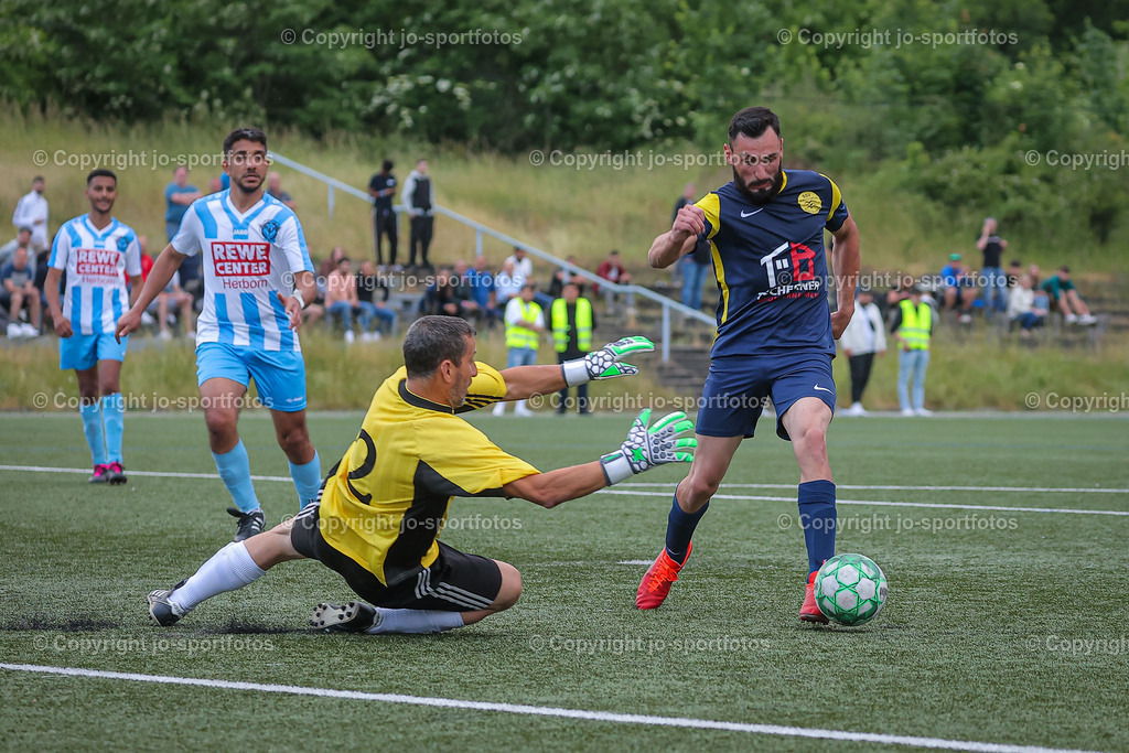 BQ3I6360 | 06.06.2023; Relegation zur Kreisliga B Dillenburg; Kunstrasenplatz Herborn; SG Guntersdorf/Herborn - SSV Hirzenhain; Ergebnis 5:1 (1:0)