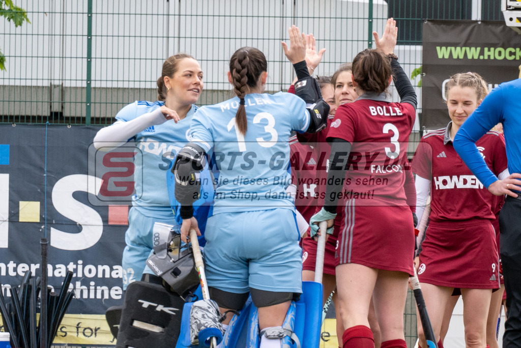 SFE_20240421_0028 | Düsseldorf, Deutschland, 21.04.2024:  in Aktion waehrend des Spiels der Feldhockey 1. Bundesliga Damen zwischen Düsseldorfer HC - Münchener SC im Düsseldorfer Hockeyclub 1905 e.V. am 21.04.2024 in Düsseldorf, Deutschland. (Foto von Stephan Fehrmann)

Düsseldorf, Germany, 21.04.2024:  in action during the game of Feldhockey 1. Bundesliga Damen between Düsseldorfer HC - Münchener SC in Düsseldorfer Hockeyclub 1905 e.V. at 21.04.2024 in Düsseldorf, Deutschland. (Foto von Stephan Fehrmann)