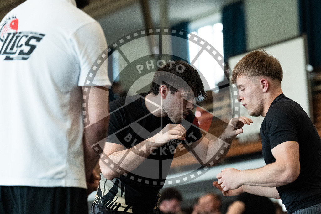 20251129PBB6556 | Fighters compete during the luta livre competition ILLCS XI winter edition on November 29, 2025 in Hannover, Germany.