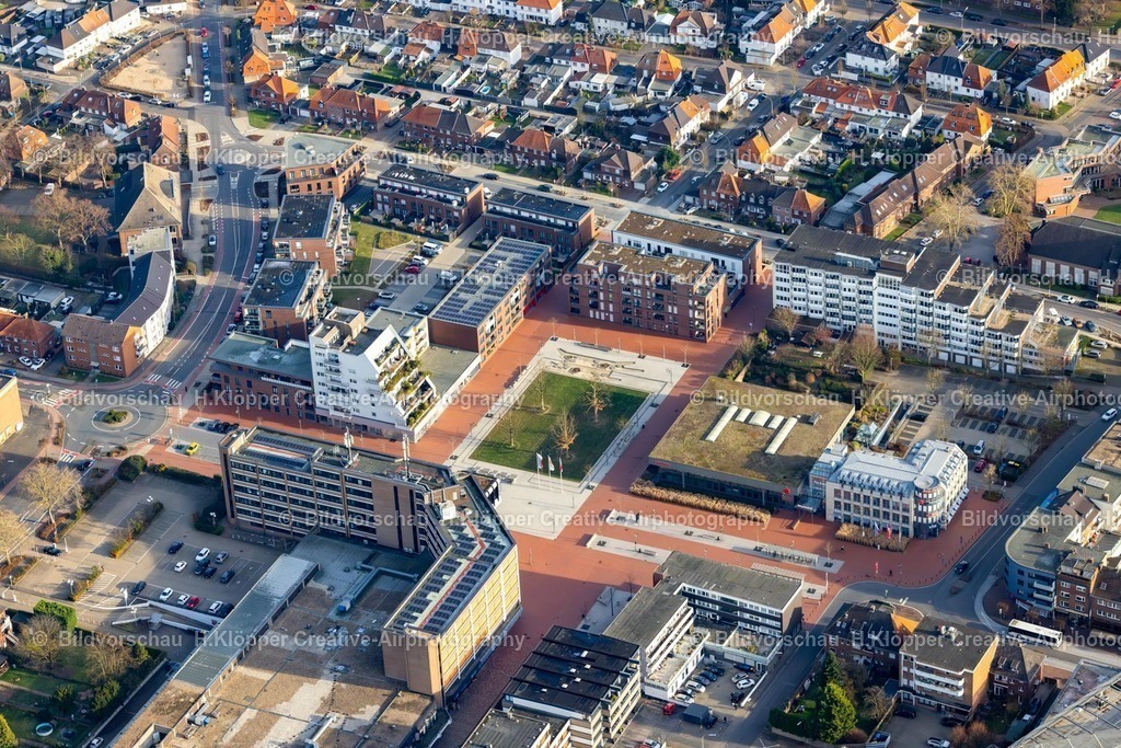 Luftbild Kamp-Lintfort-8344 | Luftbild Stadtzentrum im Innenstadtbereich in Kamp-Lintfort - Realisiert mit Pictrs.com