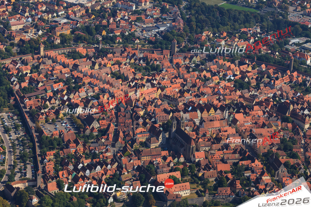 Luftbild von  Rothenburg-tauber - Luftaufnahme wurde 2016 von https://frankenair.de mittels Flugzeug (keine Drohne) erstellt - die Geschenkidee
