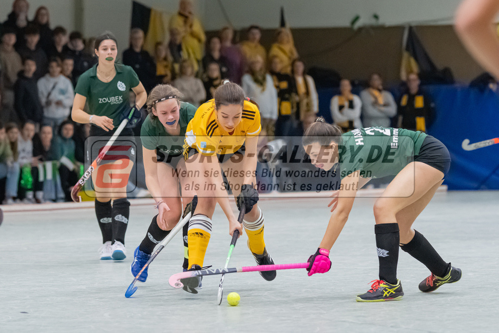 HK_20230225_104186 | Deutsche Meisterschaft WU16 Harvestehuder THC - 1. Hanauer THC am 25.2.2023 DSC 99, Düsseldorf ,