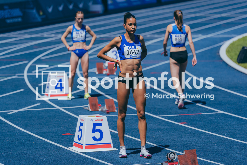 Deutsche Meisterschaften U20 / U16 2026 | Ria Liliane Röhm, SV Brackwede, 1647, 400-Meter-Lauf, Deutsche Meisterschaften der U20 &amp; U16 2026, Lohrheidestadion Bochum-Wattenscheid, 11.07.2026. Foto: Marcel Schwering / sportimfokus - Realisiert mit Pictrs.com