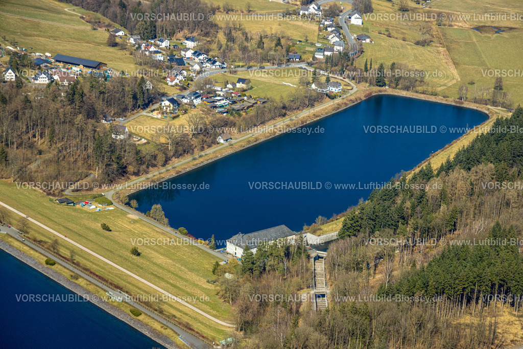Sundern250304423 | Luftbild, Sorpesee, Ausgleichsbecken, Hachen, Sundern, Sauerland, Nordrhein-Westfalen, Deutschland