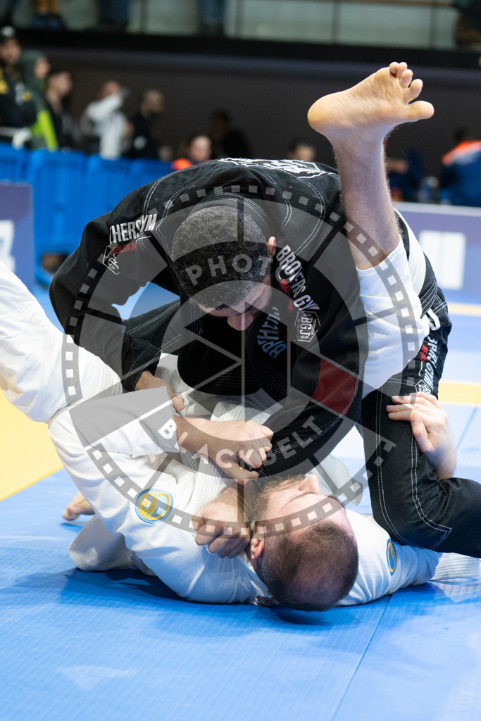 20240119PBB2261 | Fighters compete during the IBJJF European Championship in Paris, France, on January 19, 2024.