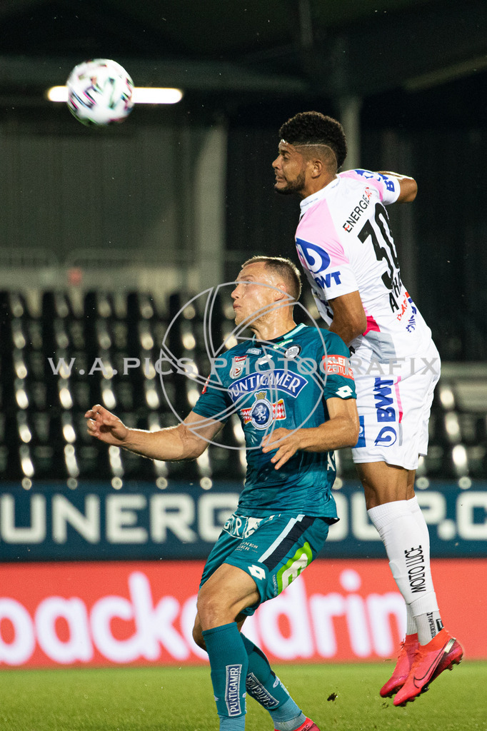 Linzer ASK vs SK Sturm Graz | PASCHING, AUSTRIA, ,17.JUN.20 - SOCCER - tipico Bundesliga, championship group, Linzer ASK vs SK Sturm Graz. Image shows Andres Andrade (LASK).
Photo: SMP/Andreas Willdoner