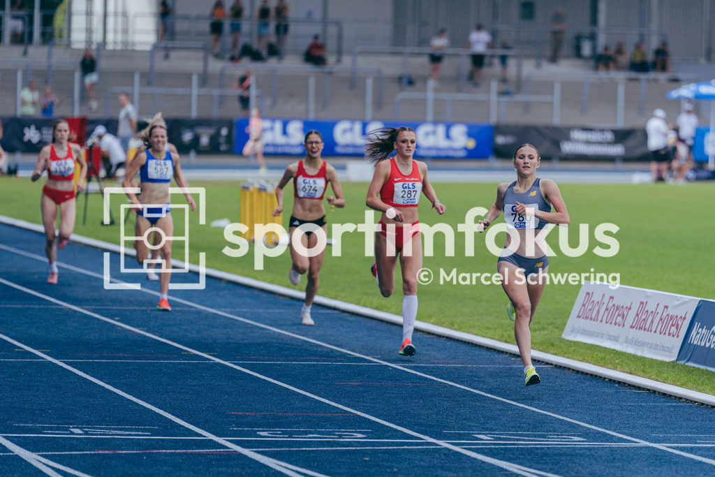DM U23 U18 Bochum 2026 | Lera Miller (VfL Löningen), Startnummer 780 Deutsche Meisterschaften der U18 &amp; U23 2026, Lohrheidestadion Bochum-Wattenscheid, 04.07.2026 Foto: Marcel Schwering / sportimfokus - Realisiert mit Pictrs.com