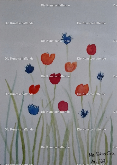 MaStroGa-162913 | Kunstdruck von handgemalter Postkarte. | Art print from hand painted postcard. - Realisiert mit Pictrs.com