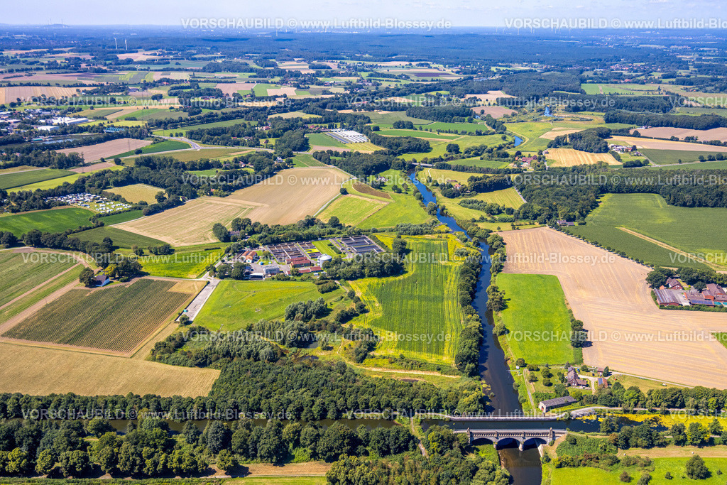 Datteln240801232Lippe_Vogelsang300dpi | Luftbild, Lipperenaturierung, Lippeschleife, Lippeverlauf, Fluss Lippe, Lippeverband, Datteln, Datteln, Ruhrgebiet, Nordrhein-Westfalen, Deutschland