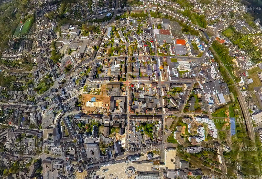 Velbert230490852Mitte | Luftbild, Velbert-Mitte, Sternbergstraße, Fisheye Aufnahme, Fischaugen Aufnahme, 360 Grad Aufnahme, , Velbert, Ruhrgebiet, Nordrhein-Westfalen, Deutschland