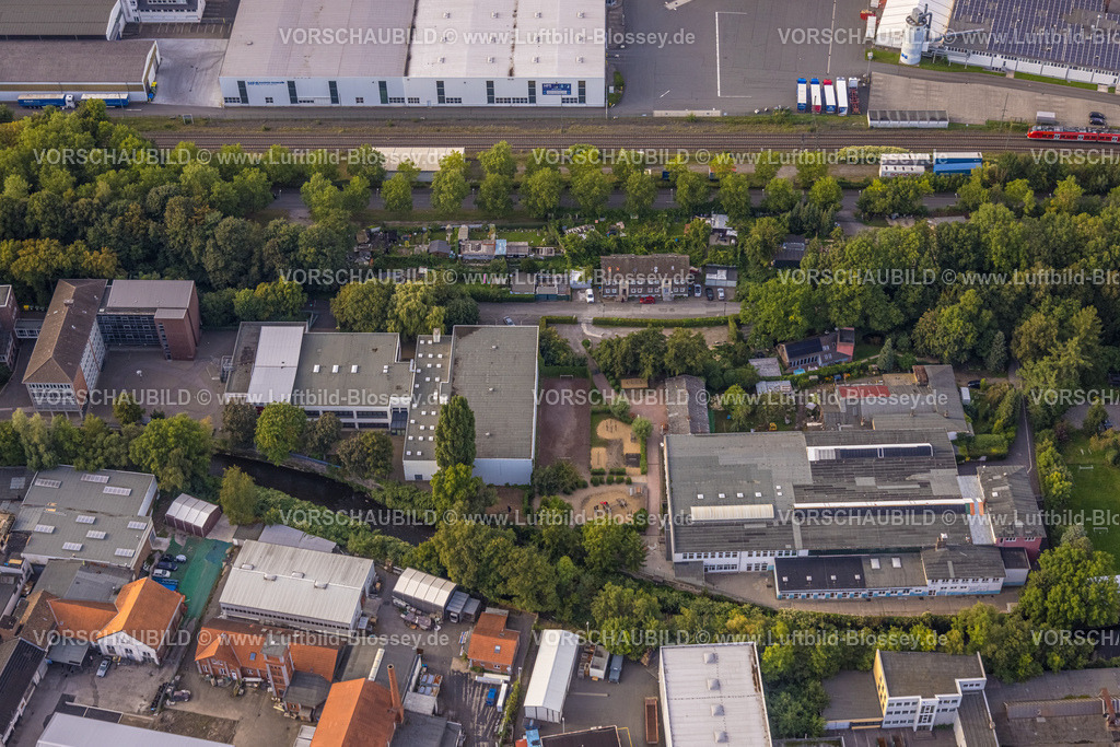 Hagen230903915 | Luftbild, Gem. Grundschule Geweke, FESH Grundschule - Freie evangelische Schule Hagen, Fluss Ennepe, Haspe, Hagen, Ruhrgebiet, Nordrhein-Westfalen, Deutschland