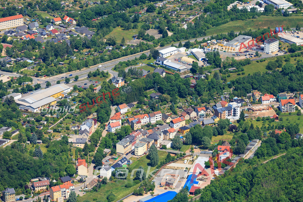 Luftbild von  Gera - Luftaufnahme wurde 2016 von https://frankenair.de mittels Flugzeug (keine Drohne) erstellt - die Geschenkidee