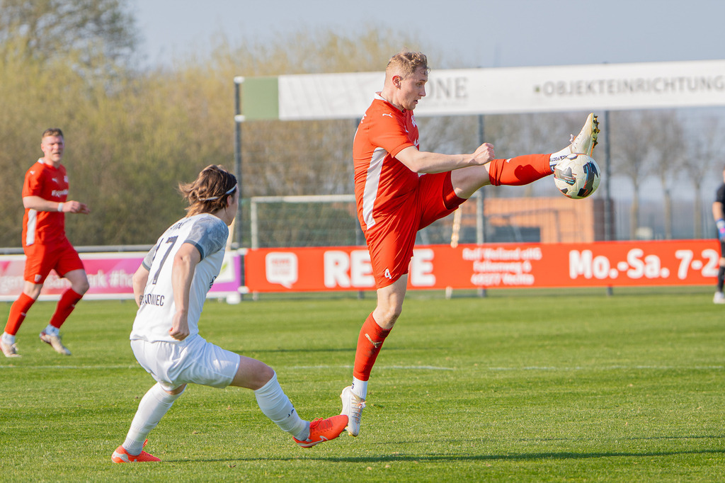 Fußball I Herren I Saison 2025-2026 I Bezirksliga Weser-Ems 4 I 24. Spieltag I VFL Oythe - SV Thüle I 220029.03.2026 | jns.sportfotos - Realisiert mit Pictrs.com