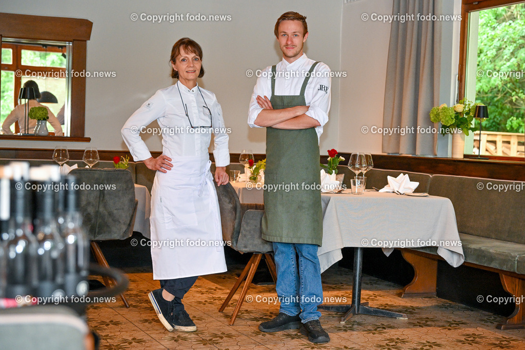 Restaurant Waldschänke_ Clemens und Elisabeth Grabmer_ 25.07.2023-3 | 25.07.2023, Grieskirchen, AUT, Restaurant Waldschänke, Clemens und Elisabeth Grabmer, im Bild Elisabeth und Clemens Grabmer