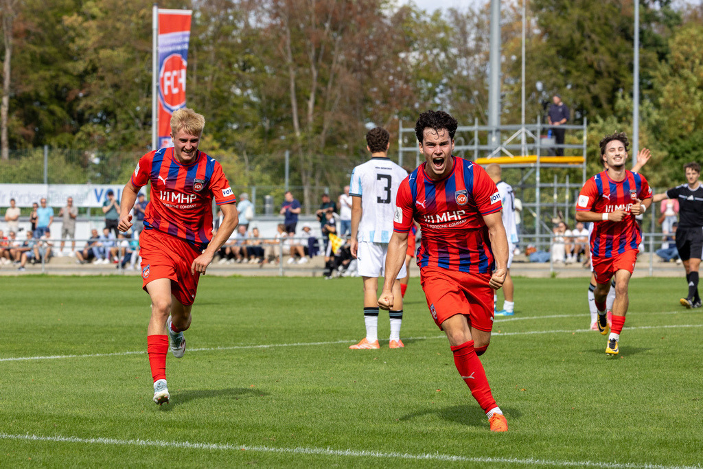 20260830-U19_DFB-Pokal_FCH-1860_123 | 1.FC Heidenheim 1846 vs. TSV 1860 München, Fußball, U19, DFB-Pokal, 2026/2027, 2. Runde, 30.08.2026 in Heidenheim, Walter-Birkhold-Jugendstadion(Foto: Michael Bulling) - Realisiert mit Pictrs.com