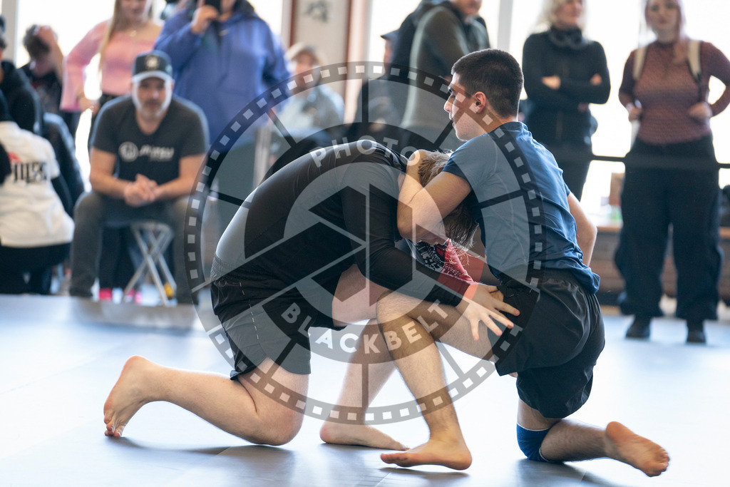 20240309PBB6762 | Fighters compete during the International Luta Livre (ILLCS) Spring Championship in Hannover, Germany, on March 9, 2024.