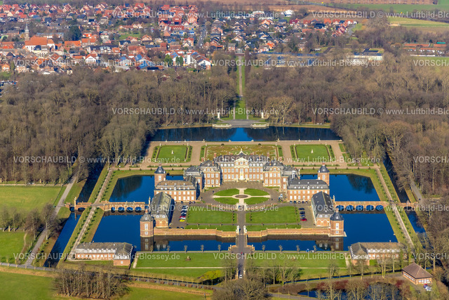 Nordkirchen230206031 | Luftbild, Schloss Nordkirchen, barocke Schlossanlage, Wasserschloss, Nordkirchen, Münsterland, Nordrhein-Westfalen, Deutschland