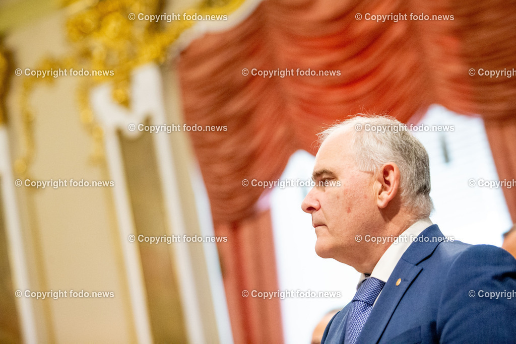 Landhaus Linz_ Promenade_ Landtagssitzung_ 03.04.2025-15 | 03.04.2025, Landhaus Linz AUT, Promenade, Landtagssitzung, im Bild Thomas Dim (FP, Klubobmann)