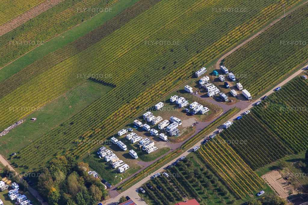 Luftbild: Wohnmobilstellplatz Geiger Dierbach in Dierbach im Bundesland Rheinland-Pfalz in Deutschland. – Foto: IMG_084508.jpg vom 03.10.2015 durch Werner Riehm/FLY-FOTO.de – Auflösung des Originals: 5472 x 3648 px – Wohnmobilstellplätze – Weinhaus Geiger