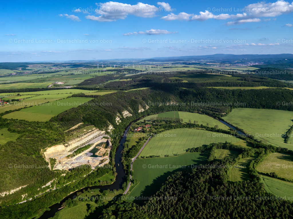 3204316 | Werra und Kalkfelsen bei Ebenau
