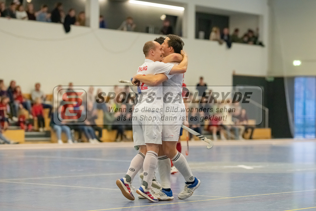 HK_20230107_102294 | 1. Bundesliga ( Halle ) Herren Düsseldorfer HC -  Crefelder HTC am 7.1.2023 Düsseldorfer HC, Düsseldorf , Boomes Anton ( Crefelder HTC #23 ) , Ehling Jonathan ( Crefelder HTC #22 )