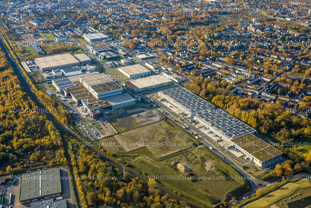 Gelsenkirchen251102941 | Luftbild, Gewerbegebiet Schalker Verein, Europastraße, Bulmke-Hüllen, Gelsenkirchen, Ruhrgebiet, Nordrhein-Westfalen, Deutschland