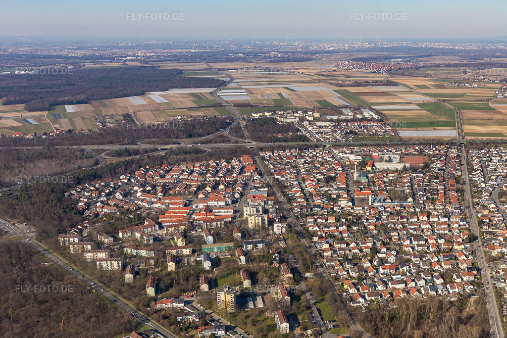 Speyer Nord | Luftbild: Speyer Nord im Ortsteil Rinkenbergerhof in Speyer im Bundesland Rheinland-Pfalz in Deutschland. Foto: IMG_125874.jpg vom 07.03.2021 durch ©2025 Werner Riehm fly-foto.de/copyright - Realisiert mit Pictrs.com