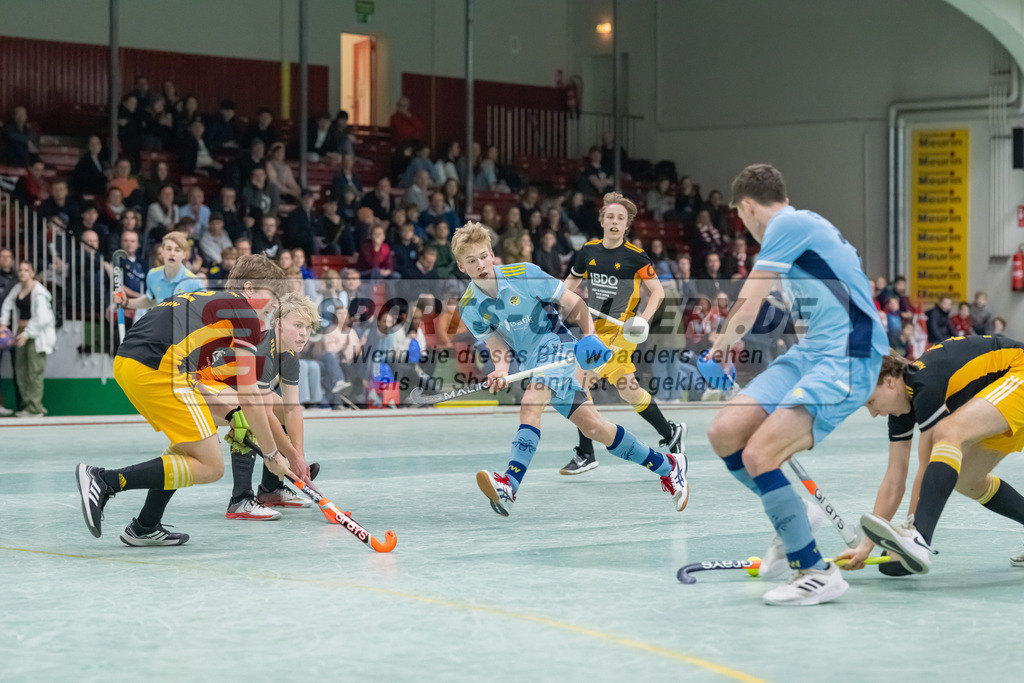 HK_20230305_106216 | Deutsche Meisterschaft MU16 Platz 3 Harvestehuder THC - Zehlend. Wespen am 5.3.2023 RWK, Köln ,