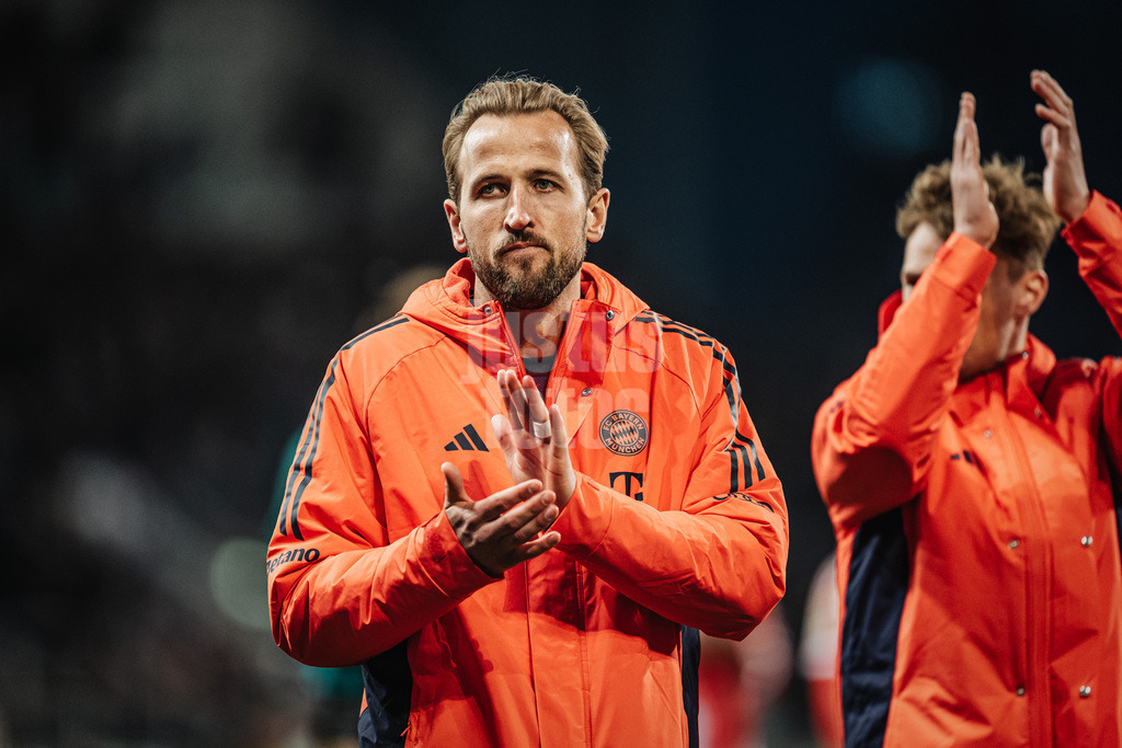 Fußball | Männer | Saison 2025/2026  | Fußball-Bundesliga | 29. Spieltag | FC St. Pauli vs. FC Bayern München | 11.04.2026 | Harry Kane (#9, FC Bayern München) nach dem Spiel