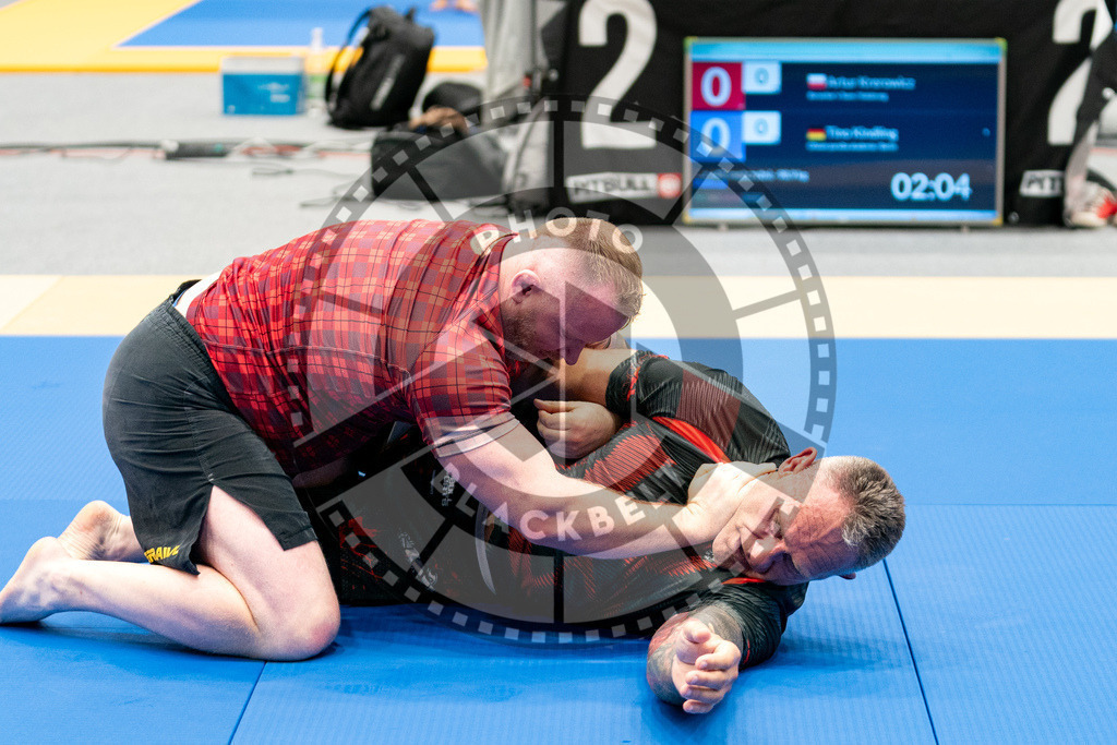 20230916PBB2775 | Fighters compete during the grappling tournement ADCC Trials (European, Middle East and African Championship) in Warsaw, Poland, on September 16, 2023.