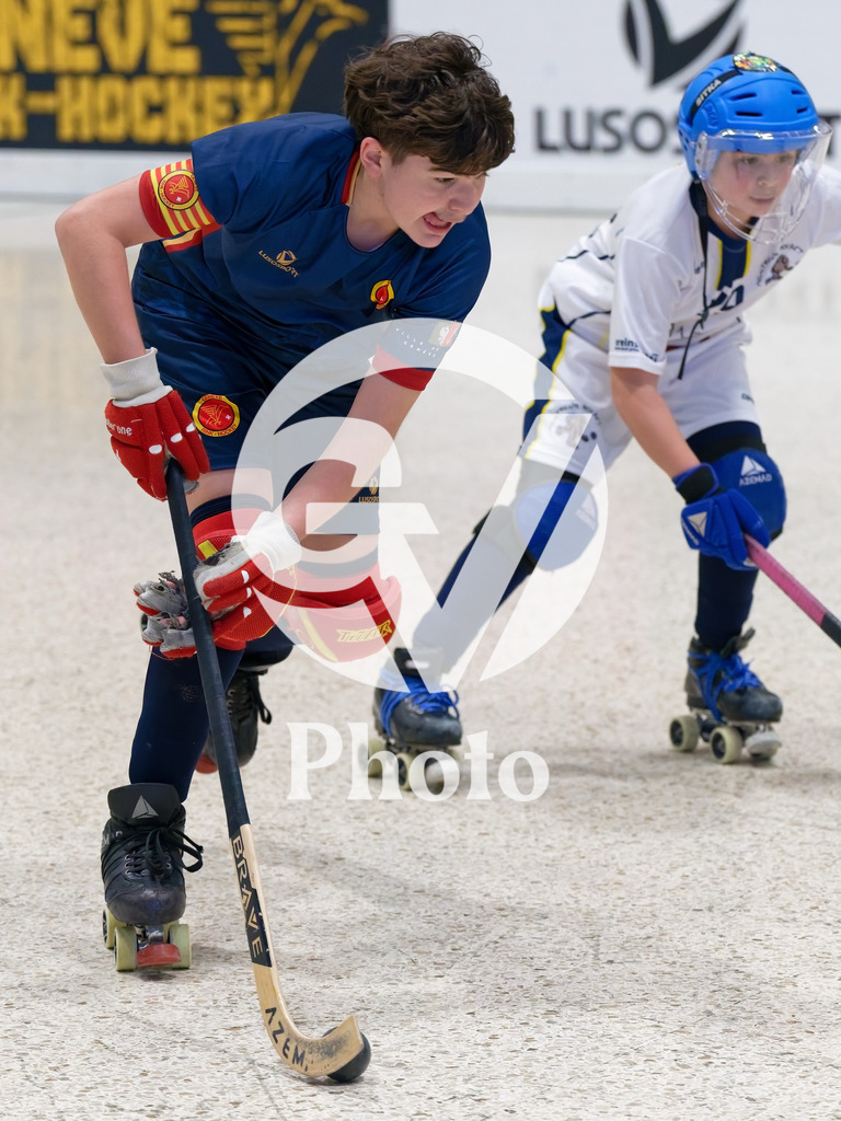 U15  - Geneve RHC v Montreux HC  |  during the U15  match between Geneve RHC and Montreux HC  at Centre sportif de la queue d'arve in Geneve, Switzerland
