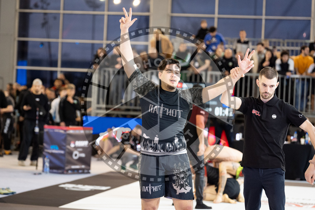 20260214PBB1431 | Fighters compete during the ADCC European Trials  competition day 1 in Belgrade, Serbia, on February 14, 2026.