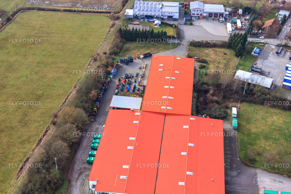 Bührmann Weine GmbH | Luftbild: Bührmann Weine GmbH in Zeiskam im Bundesland Rheinland-Pfalz in Deutschland. Foto: IMG_61736.jpg vom 18.01.2014 durch Werner Riehm/FLY-FOTO.de - Realisiert mit Pictrs.com