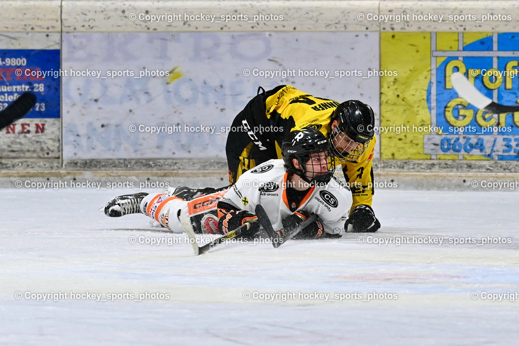 EC Spittal Hornets vs. USC Piraten Velden 7.2.2024 | #24 Brunner Noel, #19 Kleiß Leon Philipp