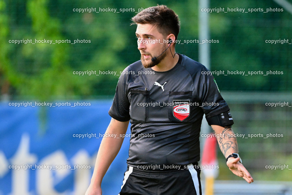KAC 1909 vs. SAK | Almedin Medin Referee, KAC 1909 vs. SAK, KAC 1909 vs. SAK am 06.09.2024 in Klagenfurt (Sportplatz KAC), Austria, (Photo by Bernd Stefan)