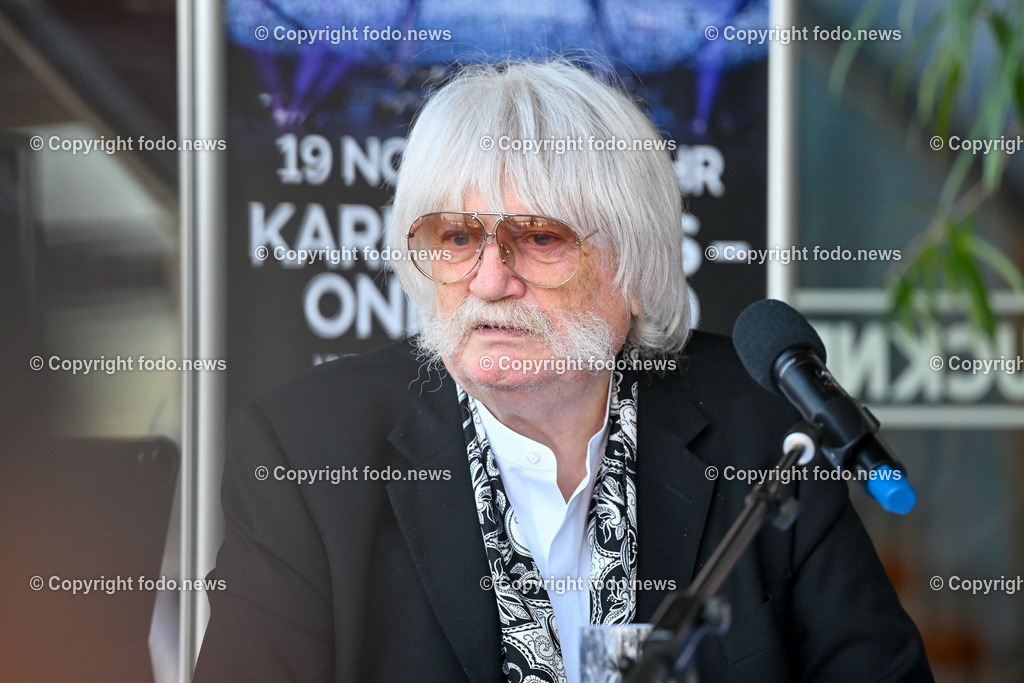 Pressekonferenz Brucknerhaus Linz_ Karl Jenkins _ One World Unesco Concert for Peace 2023_ 20.09.2023-19 | 20.09.2023, Brucknerhaus Linz, AUT, Pressekonferenz Brucknerhaus Linz, Karl Jenkins – One World Unesco Concert for Peace 2023, im Bild Sir Karl Jenkins (Komponist und Dirigent)