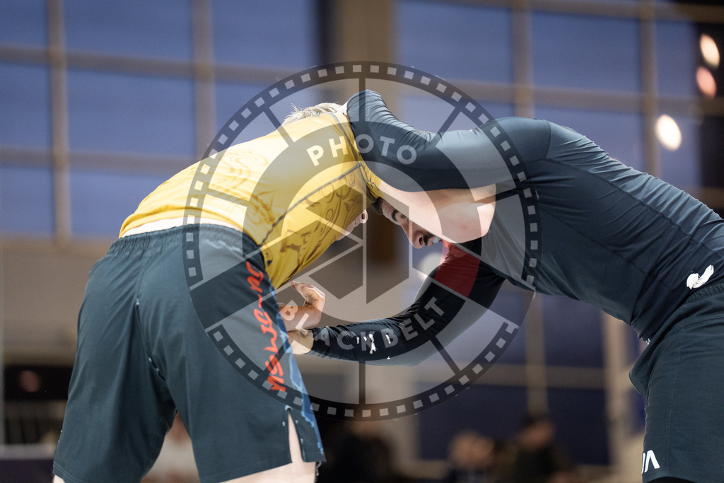 20260214PBB0547 | Fighters compete during the ADCC European Trials  competition day 1 in Belgrade, Serbia, on February 14, 2026.