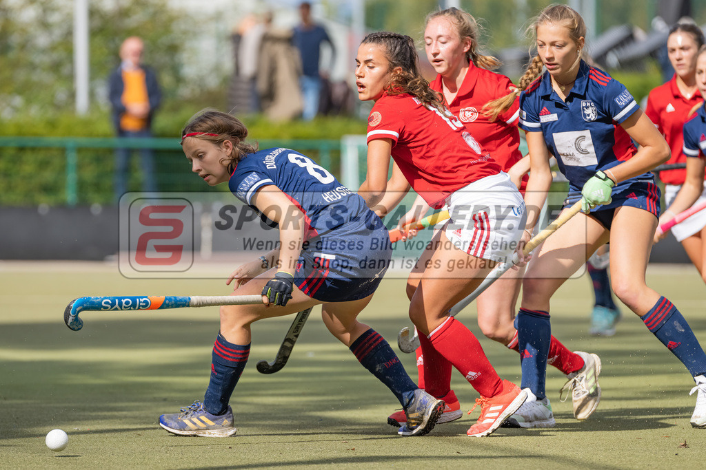 HK_20220925_100147 | 1. Bundesliga Damen Düsseldorfer HC - Berliner HC  am 25.9.2022 DHC Düsseldorf, Düsseldorf , Friederike Heusgen ( Düsseldorfer HC #8 )