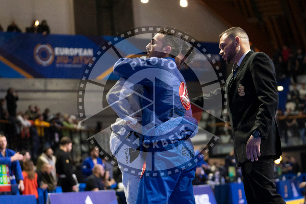 20240119PBB0999 | Fighters compete during the IBJJF European Championship in Paris, France, on January 19, 2024.