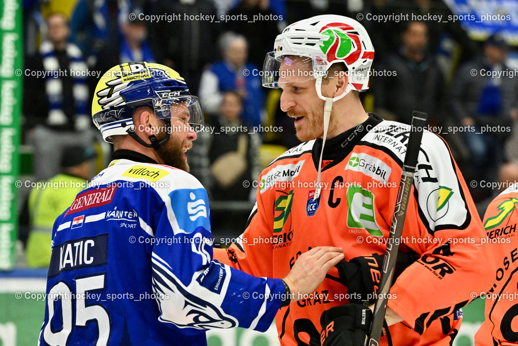 EC IDM WÄRMEPUMPEN VSV vs. MOSER MEDICAL GRAZ99ERS | #95 Mark Katic EC VSV, #4 Korbinian Holzer Graz 99ers, EC IDM WÄRMEPUMPEN VSV vs. MOSER MEDICAL GRAZ99ERS, EC IDM WÄRMEPUMPEN VSV vs. MOSER MEDICAL GRAZ99ERS am 17.03.2026 in Villach (Stadthalle Villach), Austria, (Photo by Bernd Stefan)