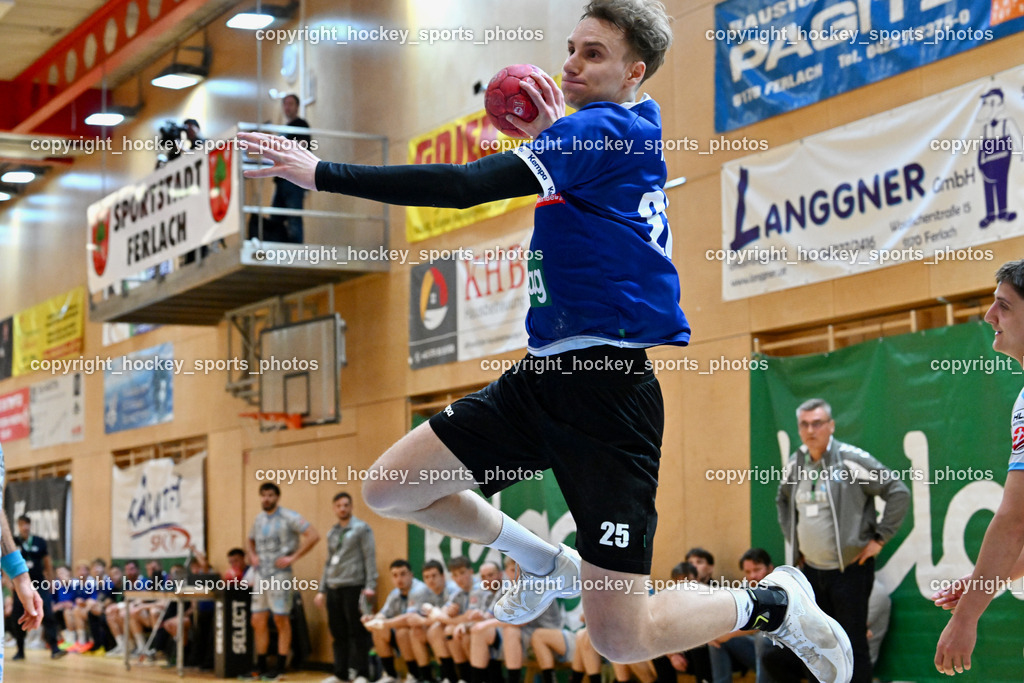 SC Ferlach vs. HSG Xentis Lipizzanerheimat | #25 PLONER Florian SC Ferlach, SC Ferlach vs. HSG Xentis Lipizzanerheimat, SC Ferlach vs. HSG Xentis Lipizzanerheimat am 18.04.2026 in Ferlach (Ballspielhalle Ferlach), Austria, (Photo by Bernd Stefan)