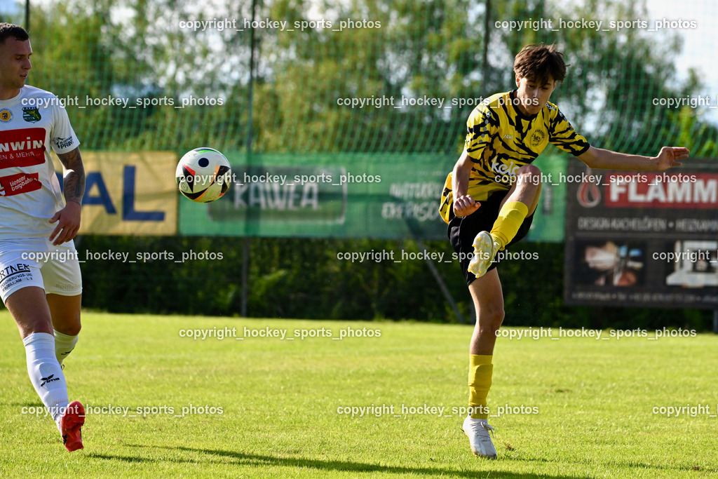 FC Faakersee vs. Rapid Lienz  | #12 Moritz Nico Prugger FC Faakersee, FC Faakersee vs. Rapid Lienz , FC Faakersee vs. Rapid Lienz  am 04.08.2024 in Faakersee (Sportplatz Faakersee), Austria, (Photo by Bernd Stefan)