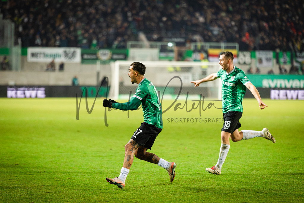 2. Bundesliga, Saison 2025/26, 15. Spieltag: SC Preußen Münster - Hannover 96 | Münster, 05.12.2025: 2. Bundesliga, 15. Spieltag, SC Preußen Münster gegen Hannover 96 im LVM-Preußenstadion in Münster. Foto: sportfotografie.ms | Markus Paletta - Realisiert mit Pictrs.com