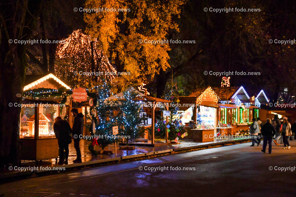 Christkindlmarkt_ Volksgarten Linz_ 23.11.2022-12 | 23.11.2022, Linz,  AUT, Christkindlmarkt Volksgarten, im Bild Christkindlmarkt Volksgarten, Huetten, Standln, Weihnachtsdekoration