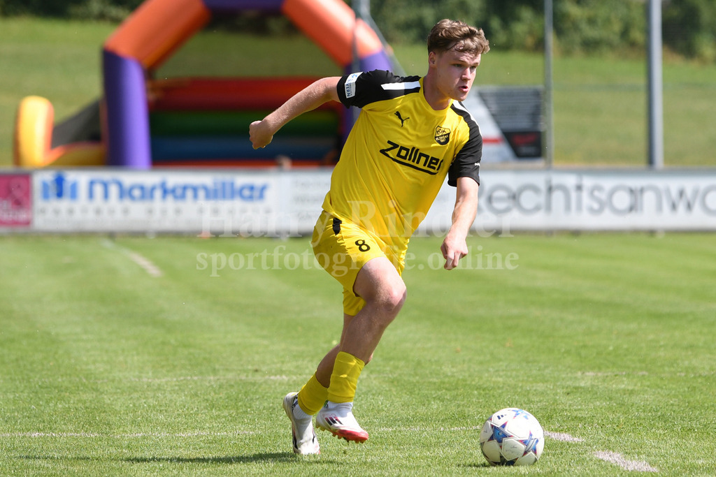 Testspiel TSV Seebach : DJK Vilzing vom 05.07.2025 | Simon Sedlaczek (DJK Vilzing #8) Torschütze zum 1:0 - Realisiert mit Pictrs.com