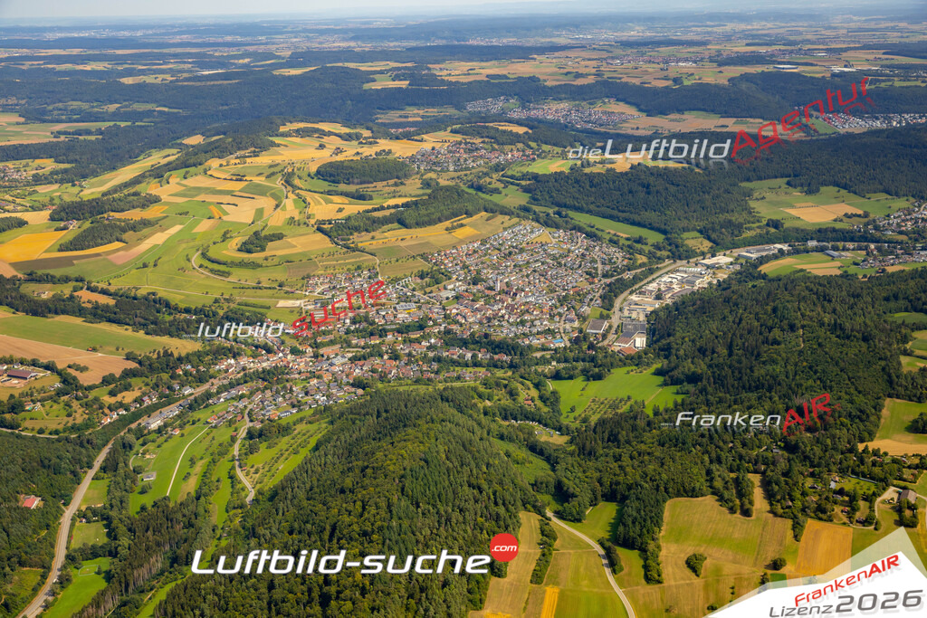 Das Luftbild zeigt :  Ebhausen - Die Luftaufnahme wurde 2024 vom UL-Flugzeug aus erstellt ( keine Drohne ) - Hochauflösende Luftaufnahme - Für grossformatige Ausdrucke geeignet. Die Geschenkidee !Mit Lizenz und Bildrechte bestellbar