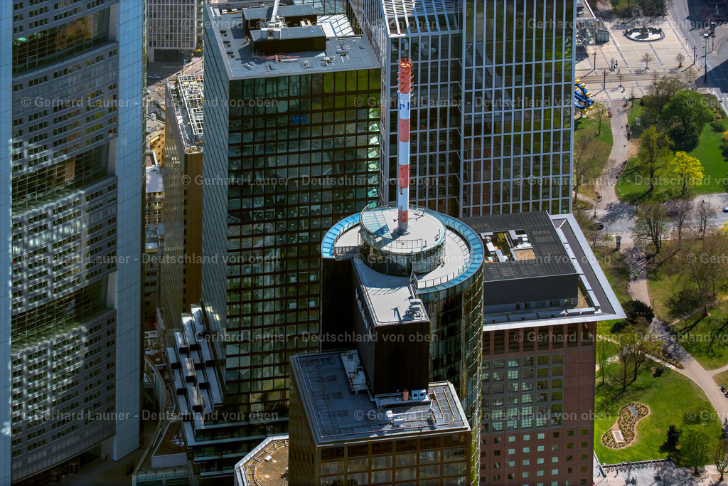 4020405 | Antenne auf dem Dach des Eurotheum, Frankfurt am Main
